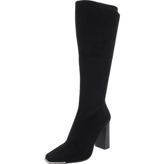 Steve Madden Womens Fedora Black Knee-High Boots 6.5 Medium (B,M) BHFO 0537