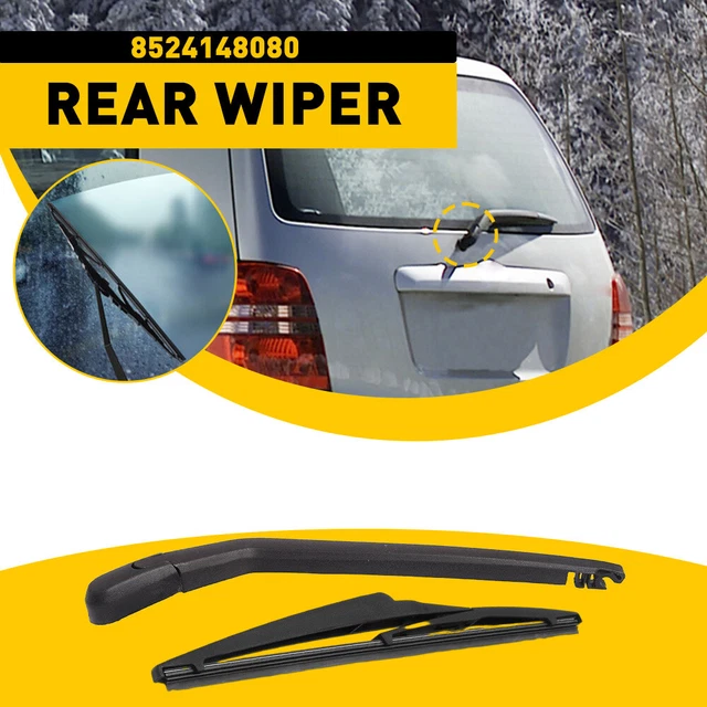 Balai D'Essuie-Glace Arrière Pour Peugeot 307 (2000-2012) - Remplacement Référence OE 6429T1 - Raclette Caoutchouc, Bras ABS Noir - 10