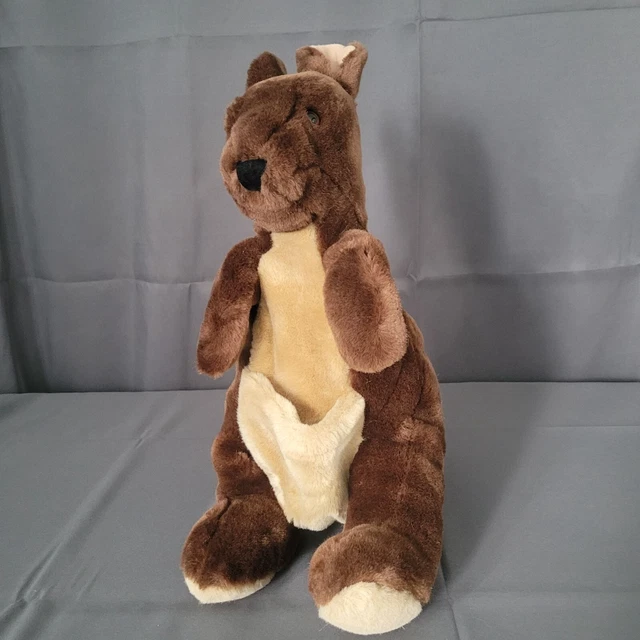 FOLKMANIS FOLKTAILS KANGAROO Hand Puppet Plush Stuffed Animal NO BABY