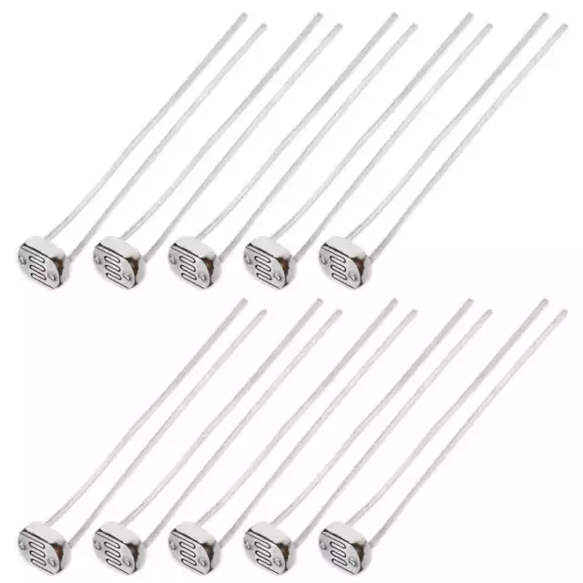 10x Fotoresistenza GL5516 5mm Photoresistor per Arduino Raspberry Elettronica