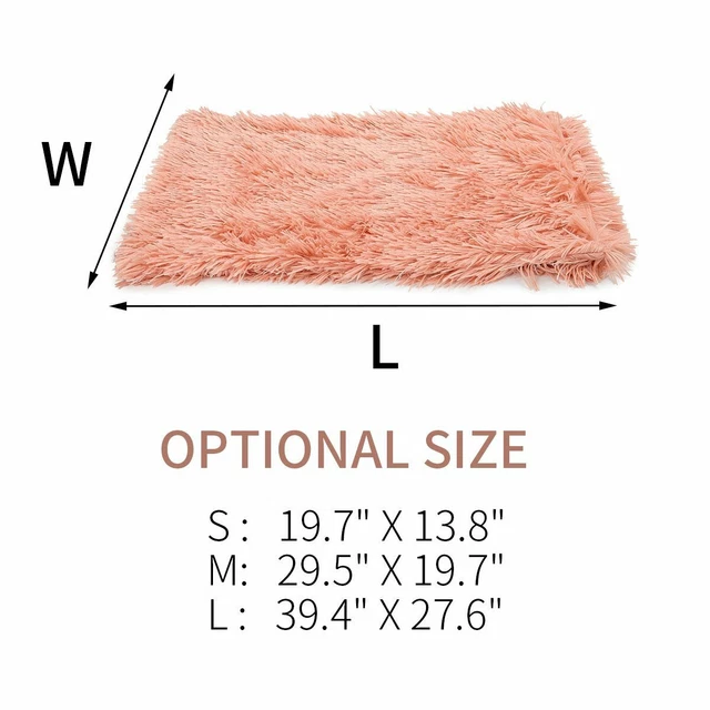 Pet Dog Cat Blanket Pillow Mat Warm Plush Soft Fleece Dog Cat Bed Pad Cushion US 2