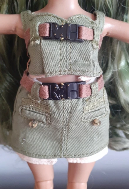 RainbowHigh Dolls Clothes Olivia Woods Series 5 Original Top Skirt & Belts NEW!!