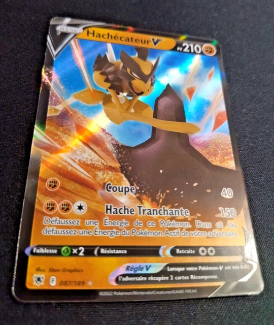 Hachécateur V 087/189 – Coffret Ultraboost X – 10 Cartes Pokémon Françaises – Épée Et Bouclier – Astres Radieux – Livraison Offerte