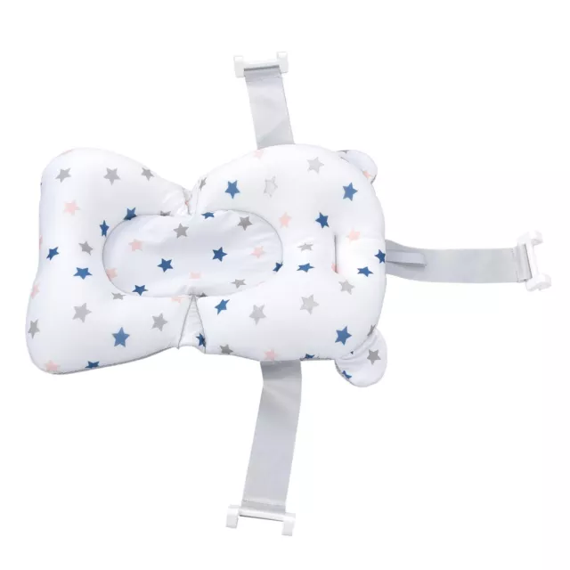 Baby Bathtub Mat Pad Cute Elegant Soft Breathable Newborn Infant Bath DTS UK