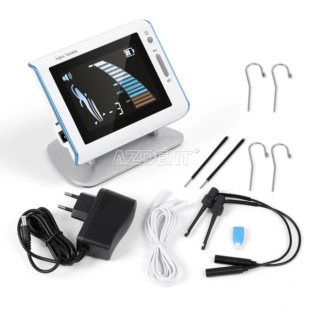 Dental Root Canal Apex Locator Bright LCD Endodontic Stethoscope File Hook Probe
