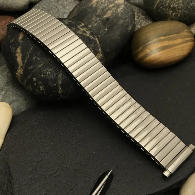 18mm 19mm 20mm JB Champion Polished Stainless Steel Unused Vintage Watch Band