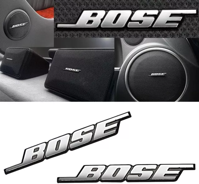 4x Bose Sticker Car Audio Speaker 3D Emblem Badge Decal Interior Car