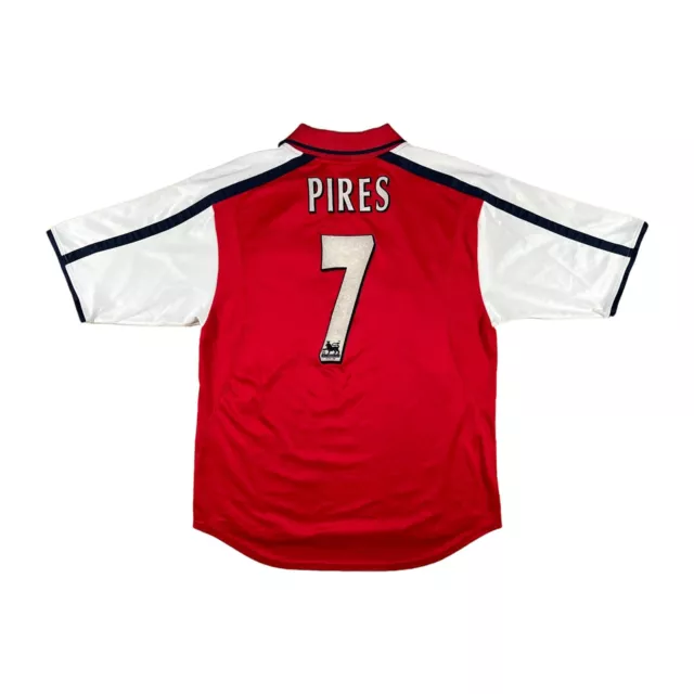 Arsenal 2000-02 "Pires" Heim Trikot "M" nike "Dreamcast" vintage shirt gunners