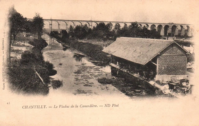 CPA 60 - CHANTILLY (Oise) - 43. Le Viaduc de la Canardière