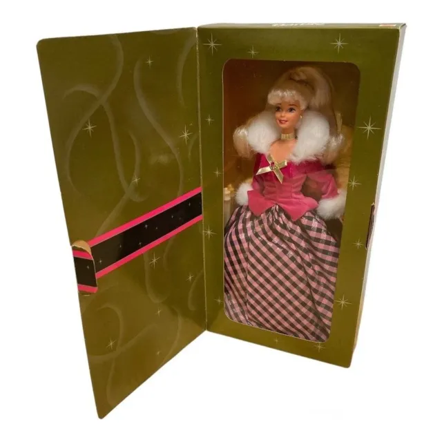 Vintage 1996 Avon Exclusive Winter Rhapsody Blonde Barbie Doll in Box