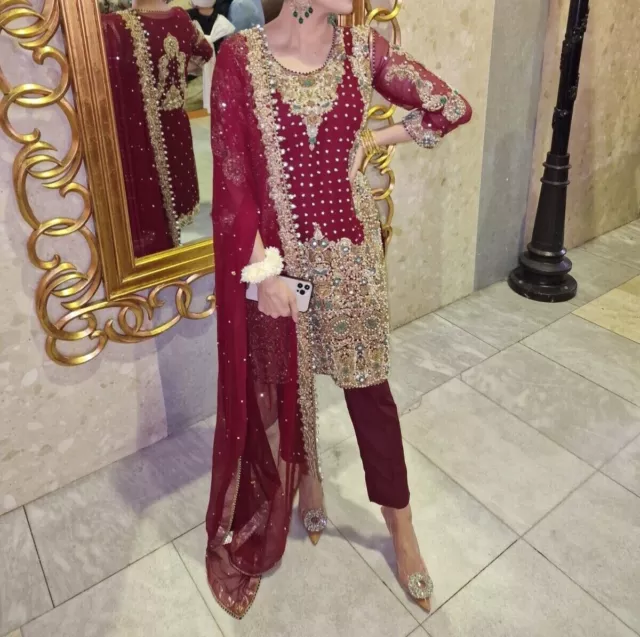 asian pakistani designer wedding dress