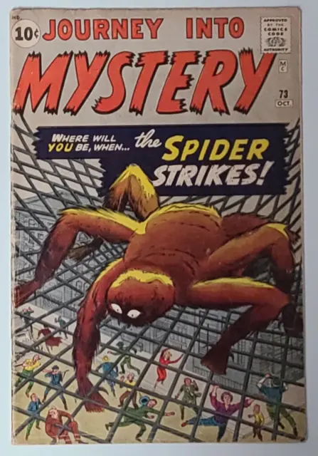 Journey Into Mystery #73 (Marvel 1961) Est~Fn+(6.5) Reverse Spider-Man Prototype