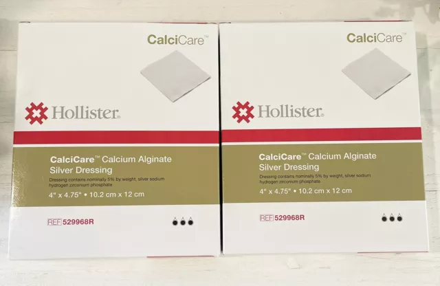 HOLLISTER  19 TOTAL CalciCare Calcium Alginate Dressings 4" X 4.75" 529968R READ