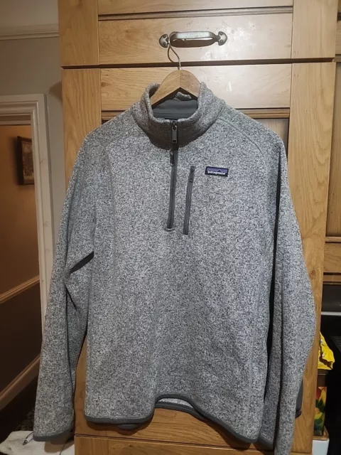 Patagonia Men's Better Sweater 1/4 Zip - Medium - Grey