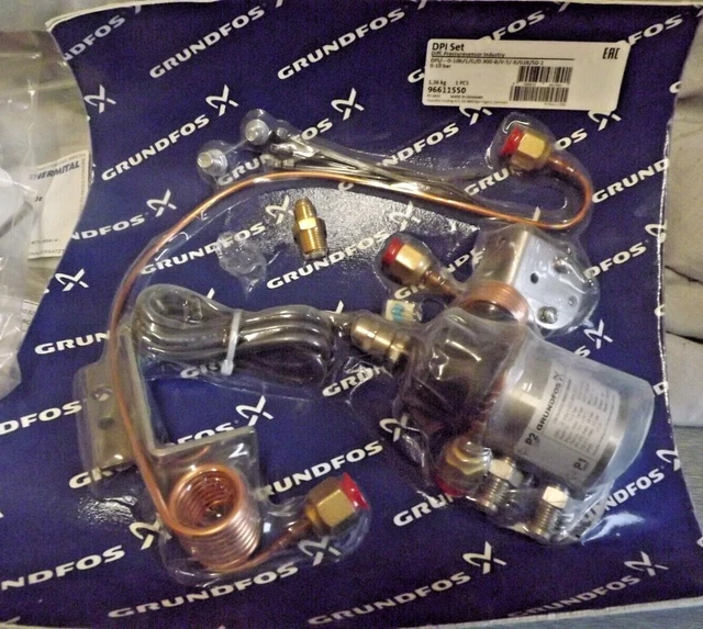 GRUNDFOS DIFFERENTIAL PRESSURE SENSOR KIT DPI INDUSTRY 96611527 06 bar