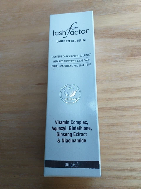 Suero de gel debajo de los ojos FACTOR PESTAÑAS 30 g precio de venta sugerido por el fabricante £29.99 sellado