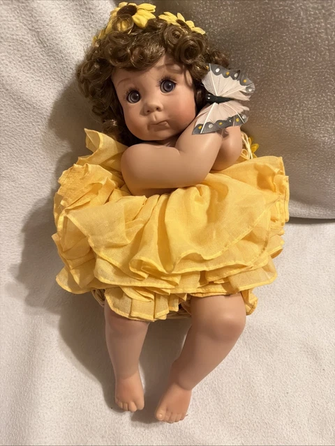 DANBURY MINT PORCELAIN Doll “Suzy Q” By Cindy Marschner Rolfe