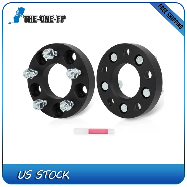 2 X 1" 5x4.75 to 5x4.5 Wheel Adapters M12x1.5 For 1984-2019 Chevrolet Corvette