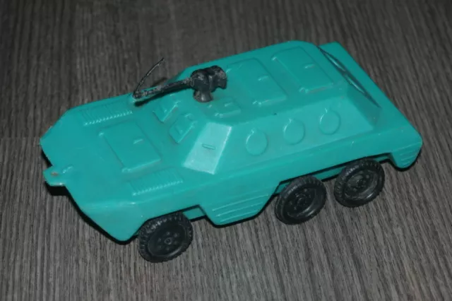 armored car toy ussr plastic (hard capron)  19 cm Long 1970