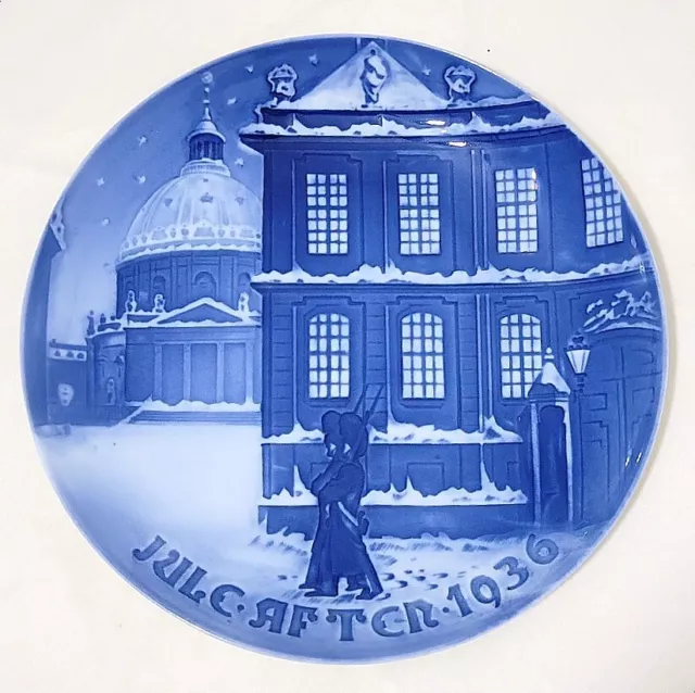 Bing & Grondahl  B.G Danish China Works Christmas Plate 1936