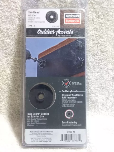Simpson Strong-Tie Hex-Head Washers STN22-R8 ( 8 Per Pack)