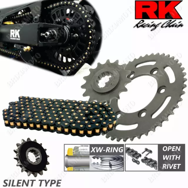 Kit Trasmissione Silent Rk 525Zxw17-38Bkr Per Ktm 1290 Super Duke R 2014-2018