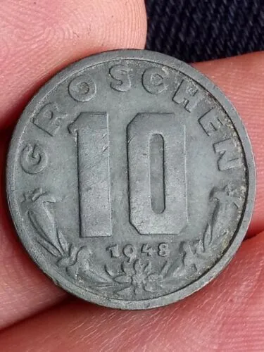 Austria 10 Groschen 1948 (KM#2874) Kayihan coins