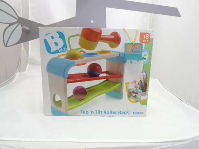 Bkids toboggan des boules bois  bébé dès 18 mois et plus 2