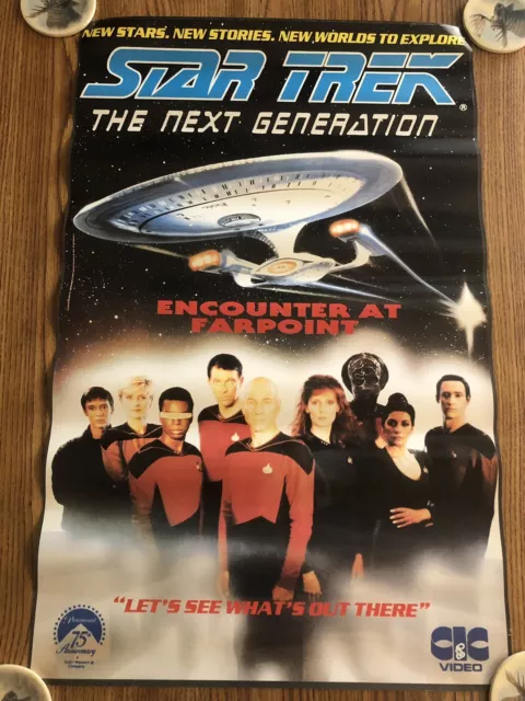 Star Trek: The Next Generation promo poster MINT