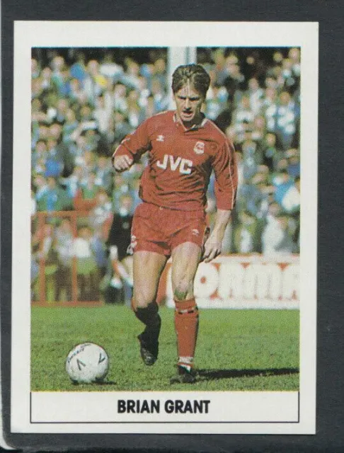 Sun Soccer Football 1989/90 Sticker No 301 - Brian Grant, Aberdeen  (S2282)