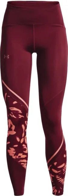 Under Armour Women's Fly Fast 2.0 Print Tights League Red New Size Medium