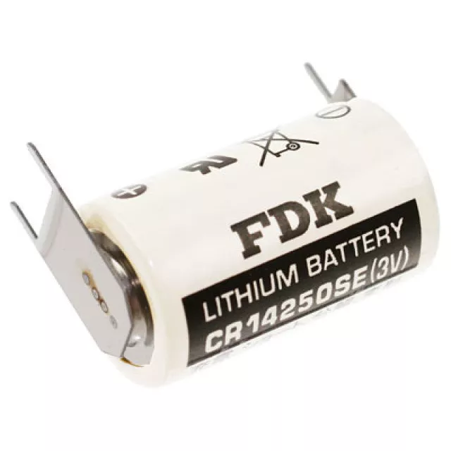 2 Stück CR14250SE-FT1 1/2 AA mit 3er Print FDK / SANYO Batterie 3V Lithium