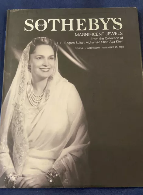 Sothebys Auction - Jewels From The Collection Of The H.H. Begum Sultan - RARE!!!