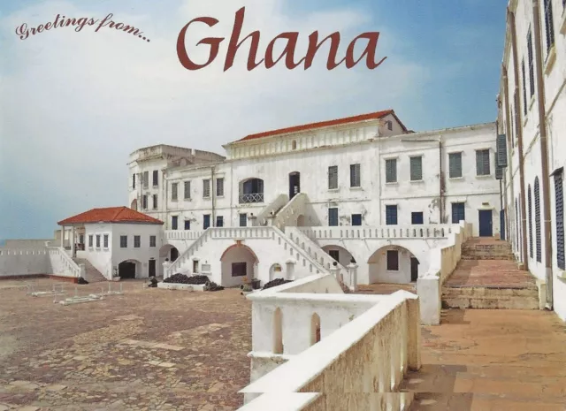 Postcard Africa Greetings from Ghana Cape Coast Castle MINT Unused