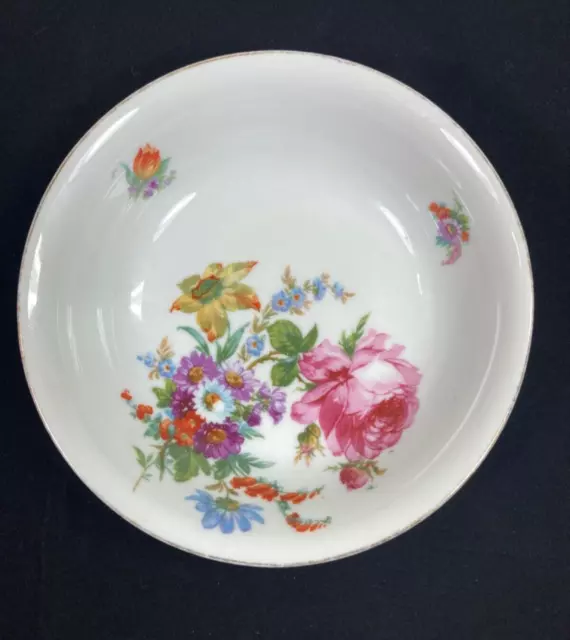 Koenigszelt China Germany Floral Transferware Design Small Bowl