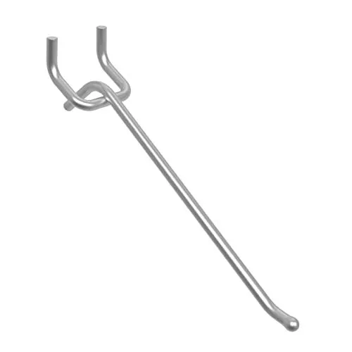 Pegboard Hooks 0.204'' Diameter 6 inch Silver Metal Ball Ending Garden Tool O...