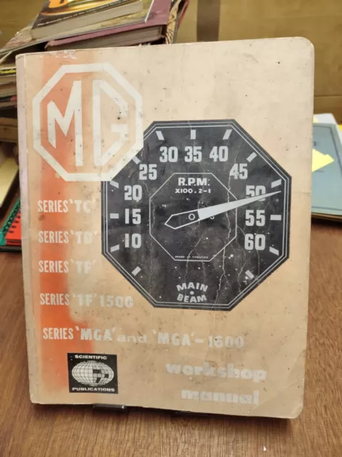 MG Workshop Manual, 1964, Series TC,TD, TF, MGA