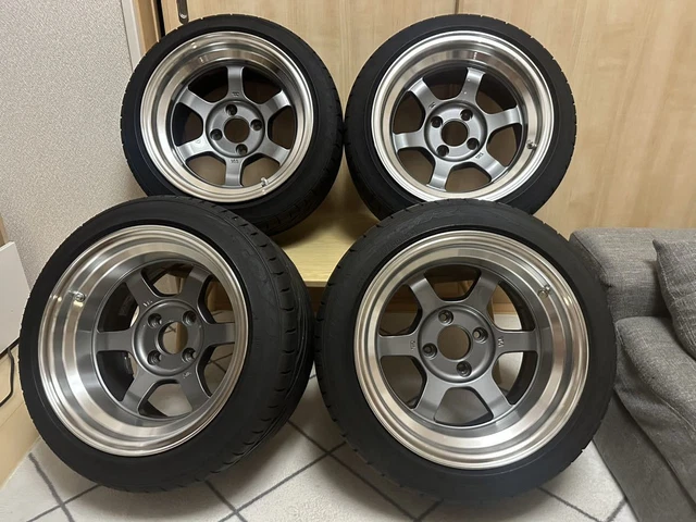 JDM RAYS Volk Racing TE37V model PCD100 4H 14inch 8.5J5 9J15 Roadster No Tires