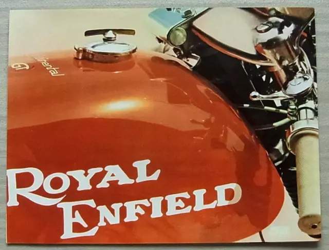 ROYAL ENFIELD CONTINENTAL GT 250 MOTORCYCLE Sales Brochure 1969 #JC/5M/269