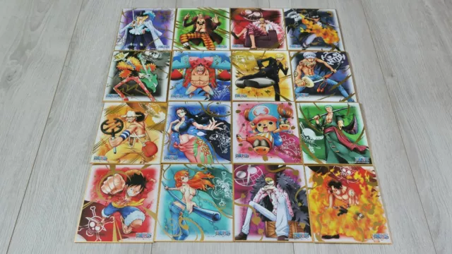 RARE Collection Super Shikishi One Piece ( 2016 ) • Art Full set complete x 16