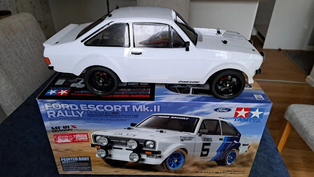 TAMIYA – Jantes 1:10 – Ford Focus WRC 03 – Blanc – Lot De 4 – Pour Modélisme RC