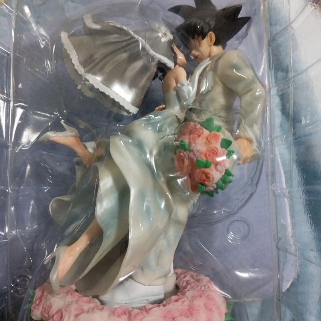 Dragon Ball Z Figure Son Goku Figure Chichi Version de mariage 31CM PVC Statue modèle à collectionne Couple cadeau de mariage - 26