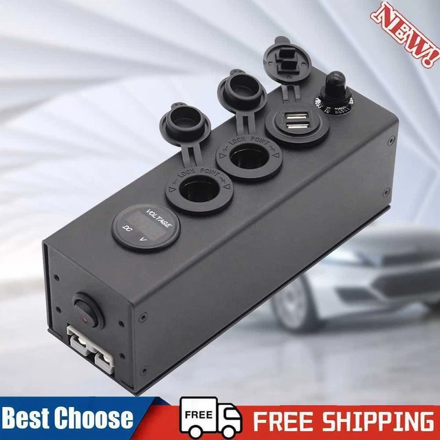Caricabatteria auto 12/24V Power Bank Controllo interruttore per campeggio esterno per auto