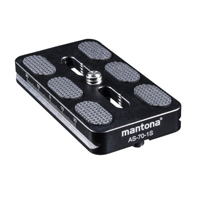 Arca Mantona AS-100-2M Modifica Piastra Rapida Arca-Swiss Compatibile 100x38 MM By 