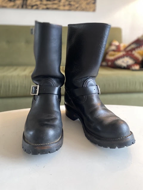 WESCO BOSS ENGINEER biker boots 9.5D Vibram sole $475.00 - PicClick