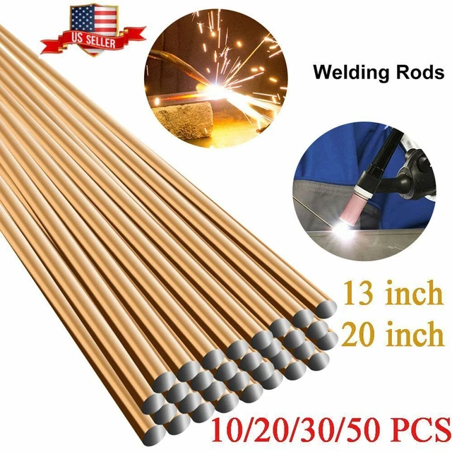 10/30/50/60pcs Brass Welding Rods Wire Brazing Easy Melt Solder Low Temperature