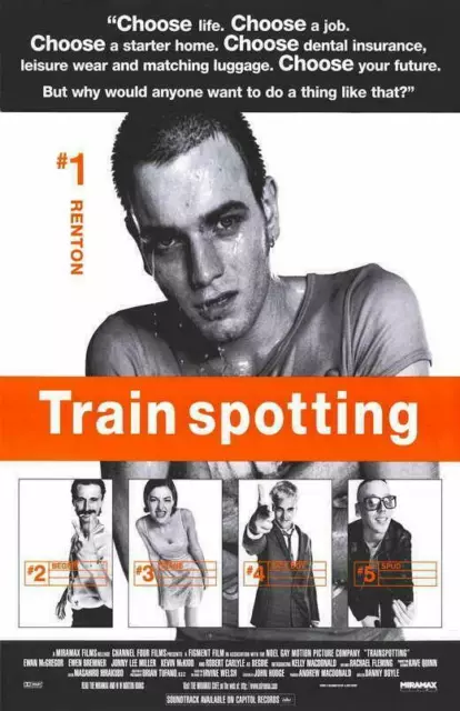 399655 Trainspotting Movie Ewan McGregor Ewen Bremner WALL PRINT POSTER CA