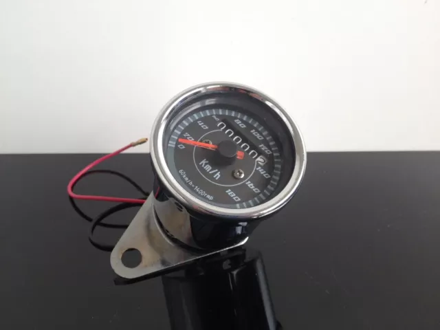 Mini-Tachometer speedometer tachymètre +Kontrolleuchten Ø60mm K1,4