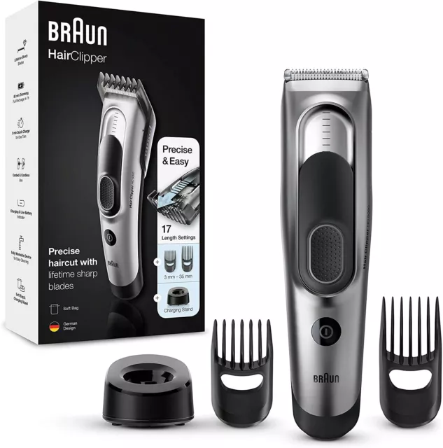 BRAUN HC5090 Haarschneider Haarschneidemaschine Bart Trimmer Akku/Netz 17 Längen
