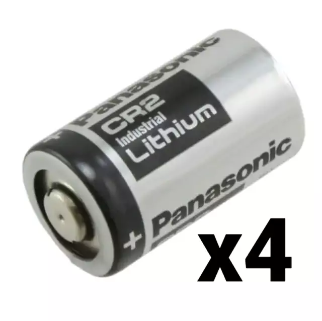 4 Four Panasonic Cr2 Industrial Lithium Battery Dl-Cr2 Photo 3V 13770 Exp 2032